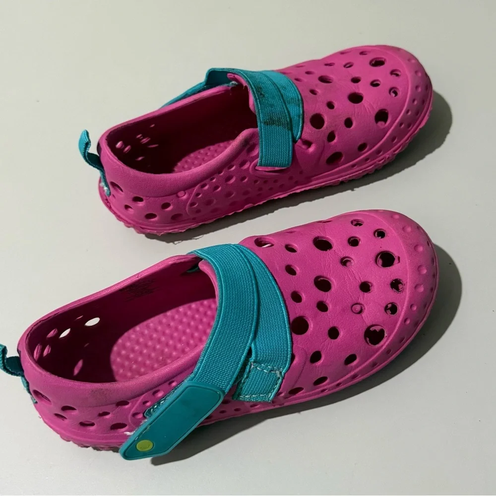 Kids Pink and Blue Clogs